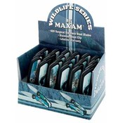 24pc Liner Lock Knives Countertop Display