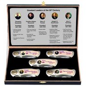 5pc President Lockback Knife Set