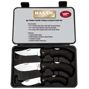 Pro Series 3pc Folding Lockback Knife Set