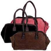 Solid Genuine Suede Leather Handbag-Color Choice