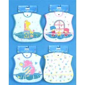 Waterproof Crumb Catcher Bib W/Velcro Closure