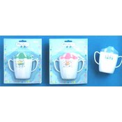 Printed Twin Handle Juice Cup