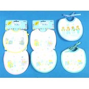 2 Pk Infant Bibs In Assorted Prints
