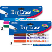 BAZIC Fancy Color Fine Tip Dry-Erase Marker