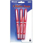 BAZIC Royal Red Rollerball Pen