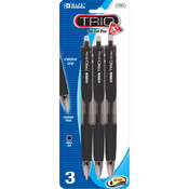 BAZIC Biz Assorted Color Stick Pen (6/Pack)
