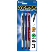 BAZIC Norte Asst. Color Needle-Tip Rollerball Pen