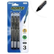 BAZIC Norte Black Needle-Tip Rollerball Pen