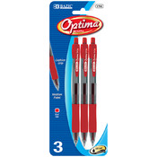 BAZIC Globe Retractable Gel Ink Pen w/ Grip