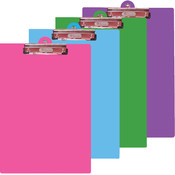 BAZIC PVC Multicolor Flat Clipboard
