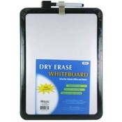 BAZIC 8.5" X 11" White Board w/ Dry Erase Marker