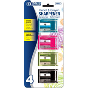BAZIC Dual Blades Square Sharpener (4/Pack)