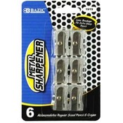 BAZIC Single Hole Metal Pencil Sharpeners