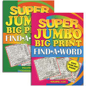 Super Jumbo Big Print Find-A-Word Puzzle Book