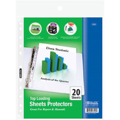 BAZIC Top Loading Sheet Protectors (20/Pack)
