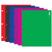 BAZIC Assorted Bright Glossy 2-Pockets Portfolios