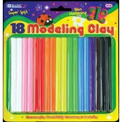 BAZIC 10 Asst Colors 250g / 8.8 oz. Modeling Clay