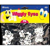 BAZIC Assorted Size Wiggly Eyes (75/Pack)
