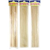BAZIC Assorted Size Natural Wood Dowel Sticks