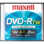 MAXELL 120 Min / 4.7 GB  Recordable DVD w/ Jewel C
