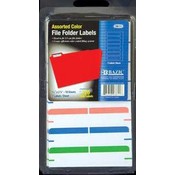 BAZIC Assorted Color File Folder Label
