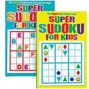 Jumbo 192 Pg. Super Sudoku For Kids Puzzles Book