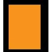BAZIC 22" X 28" Orange Poster Board