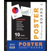 BAZIC 11" X 14" White Poster Board (10/Pack)