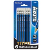 BAZIC Azure 0.7 mm 2B Mini Mechanical Pencil