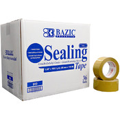 BAZIC 1.89" X 110 Yards Tan Packing Tape (6/pack)