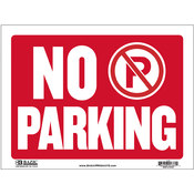 9" X 12" No Parking Sign