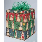 40sf - Natural Kraft Snowman Christmas Roll Wrap