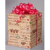 36sf "Dear Santa" Letter Kraft Christmas Roll Wrap