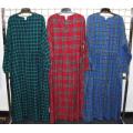 Women's Plus Size Plaid Flannel Night Gown