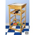 Solid Pine Wood Kitchen Trolley