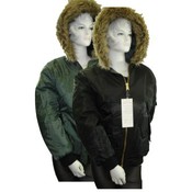 Women's Plus Size Reversible Bomber Jacket