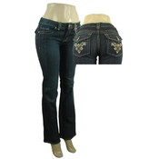 Women's Fashion Jeans -Dark Blue