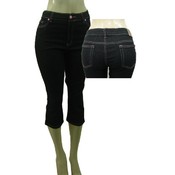 Women's Plus Size Denim Capri