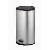 HomePointe 24 Liter Pedal-Open Oval Trash Can