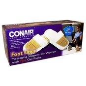Conair Foot Vibes Massaging Slippers For Women