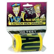 Party Tape&reg; - "CAUTION MEN DRINKING"