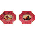 Set of 2 Plates River's Sunrise Porcelain