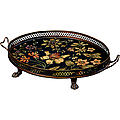 Tray With Feet And Handles Southern Bell Metal