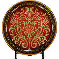 Porcelain Charger W/ Stand