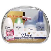Women's 9 Piece Dove Designer Cosmetic Bag