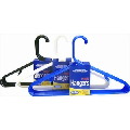 Hangers Adult Tubular 8 Pack 3Assorted Colors