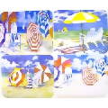 Coasters Wooden Look - Beach Theme