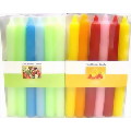 Taper Candles - 6 Count - Assorted Colors