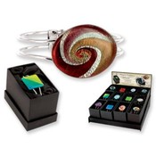 Valencia - Designer Art Glass Bangle Bracelet