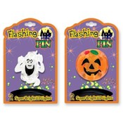 Flashing Halloween Pin - Lead Safe